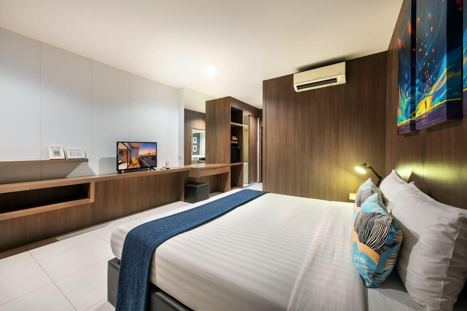 The Wind Hotel Bang Sare Exterior photo