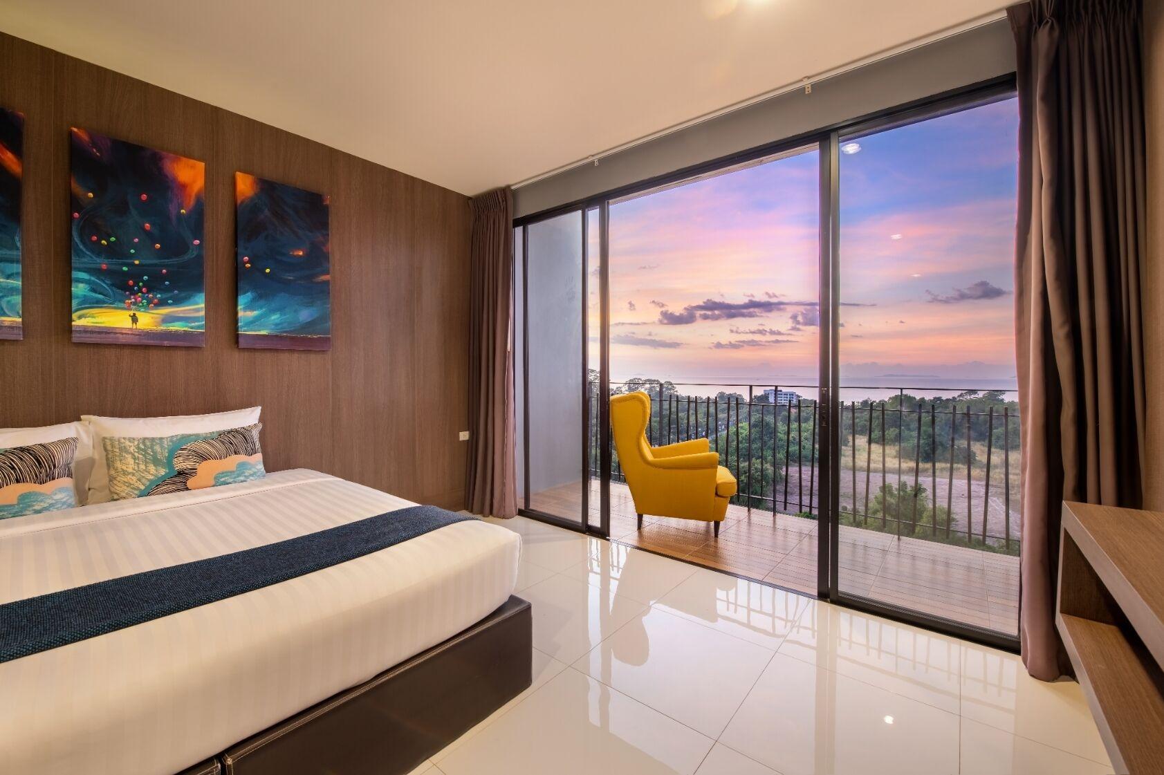 The Wind Hotel Bang Sare Exterior photo