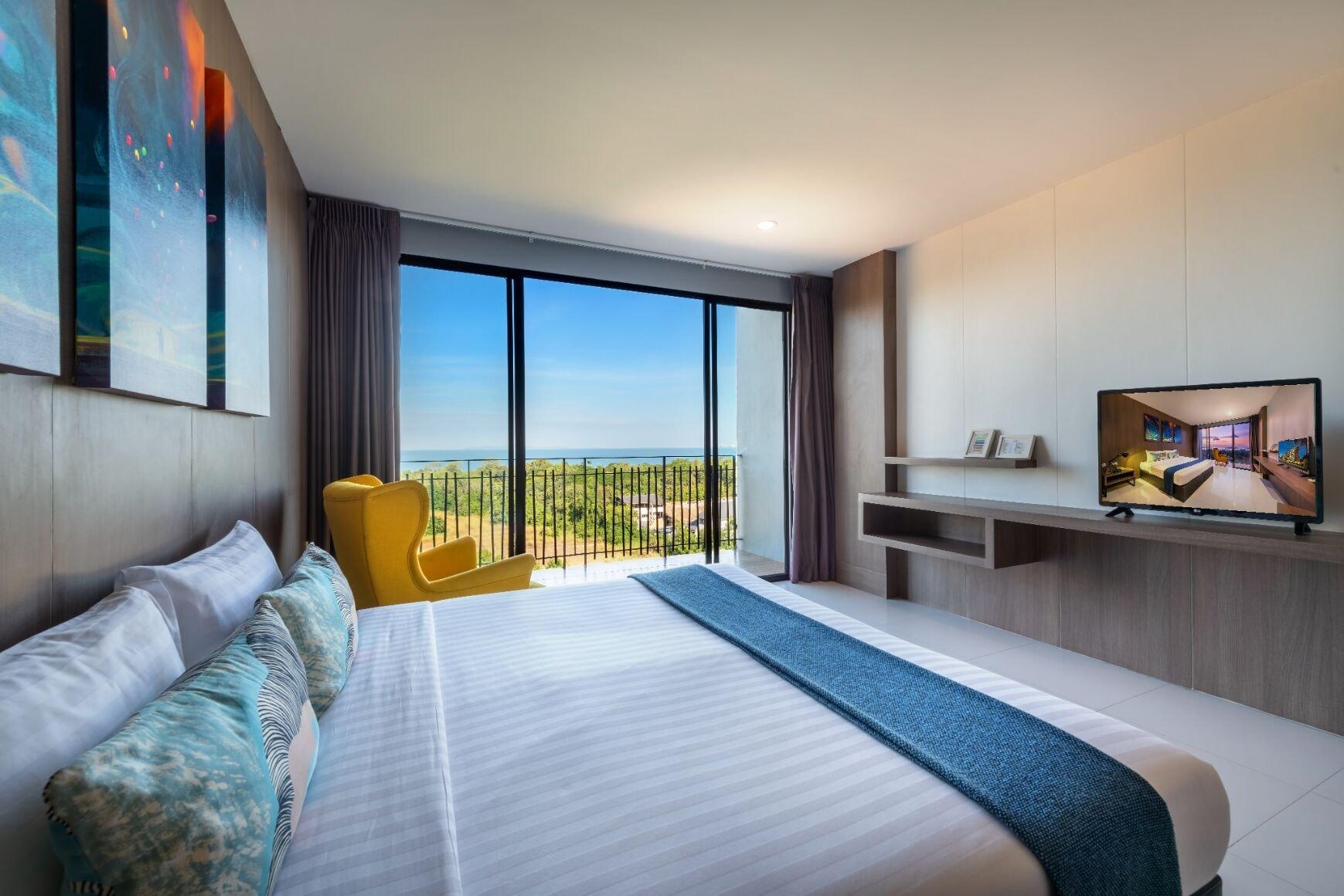 The Wind Hotel Bang Sare Exterior photo