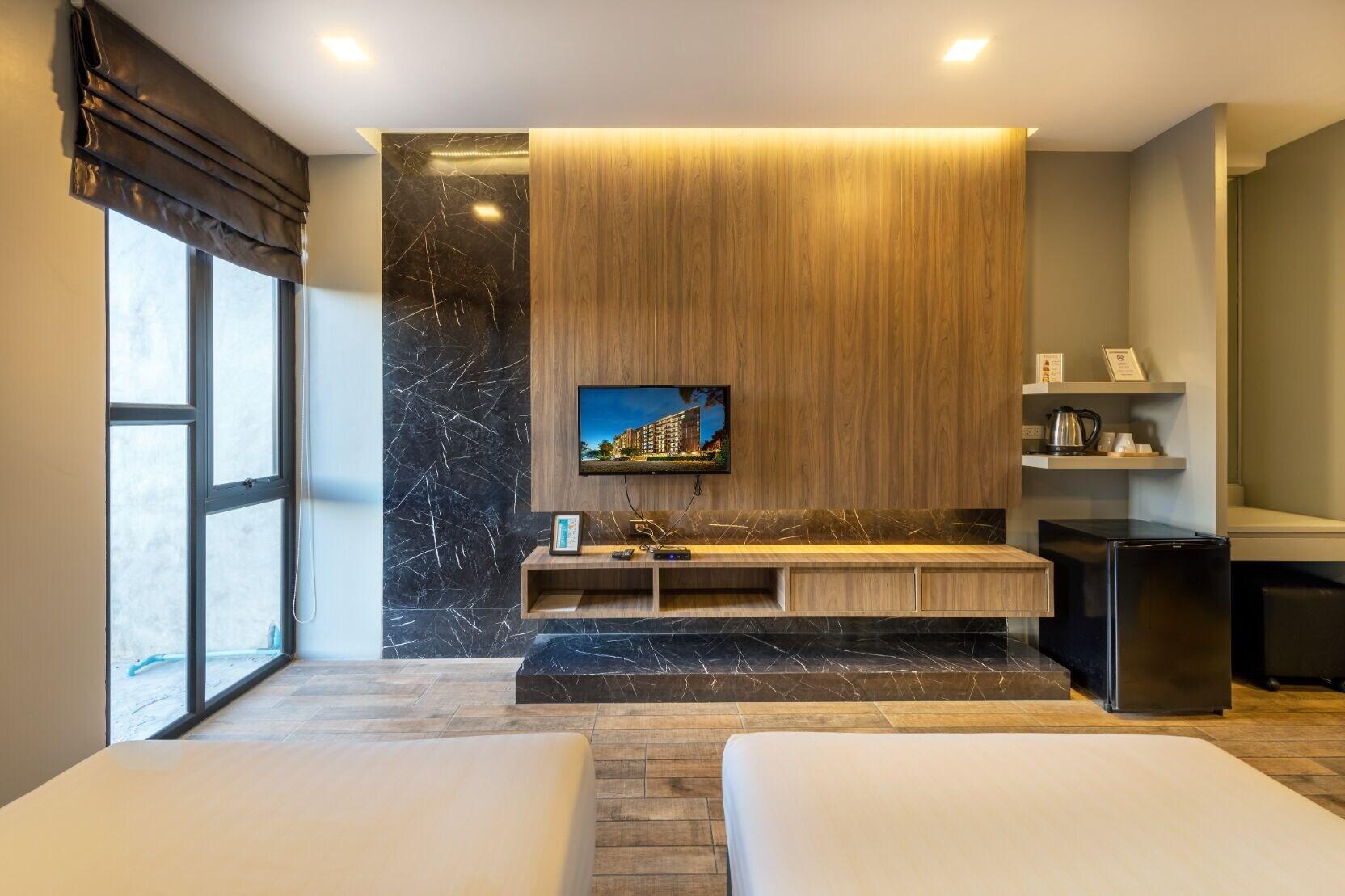 The Wind Hotel Bang Sare Exterior photo