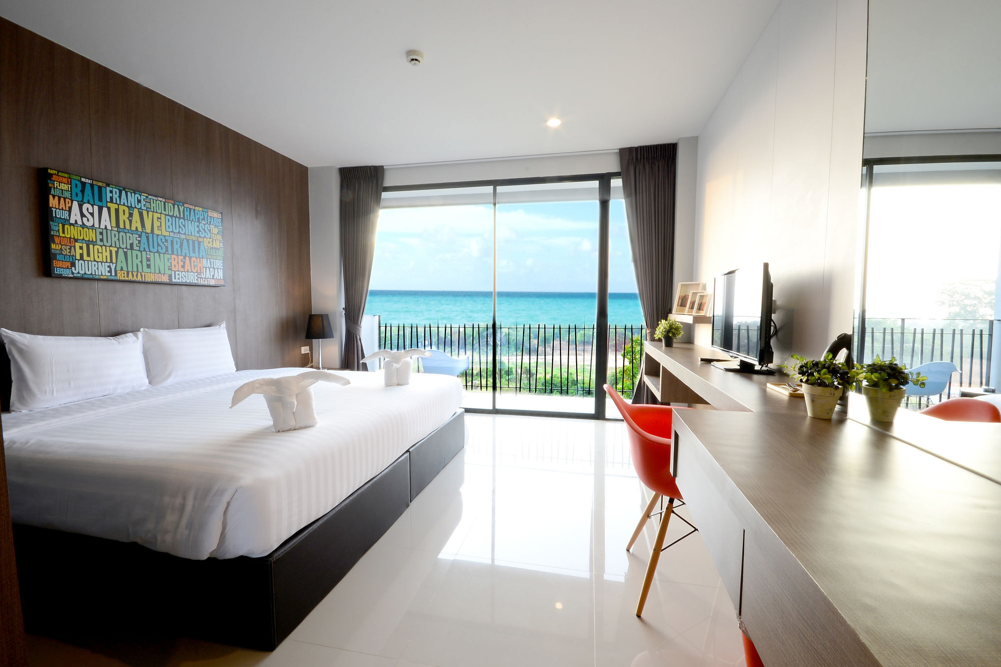 The Wind Hotel Bang Sare Exterior photo