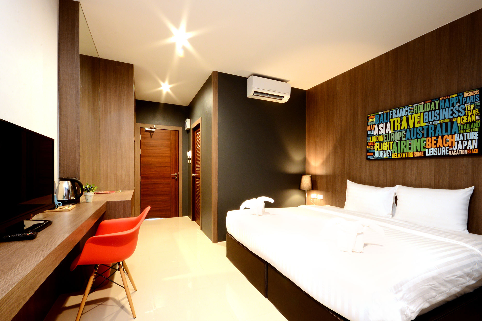 The Wind Hotel Bang Sare Exterior photo